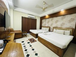 Super Deluxe Four Bed with Balcony